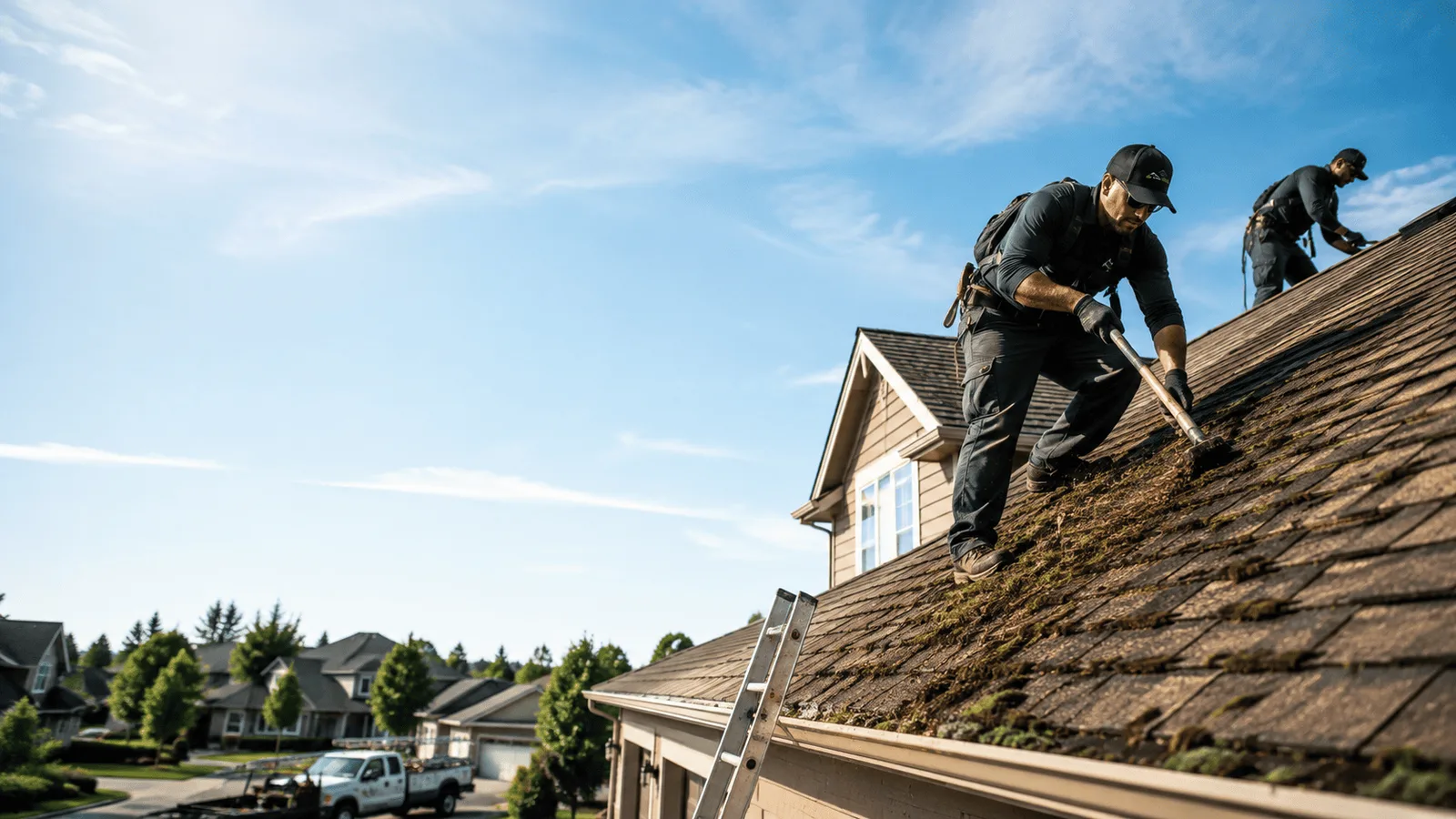 Roof Moss Removal in Zanesfield, OH near me